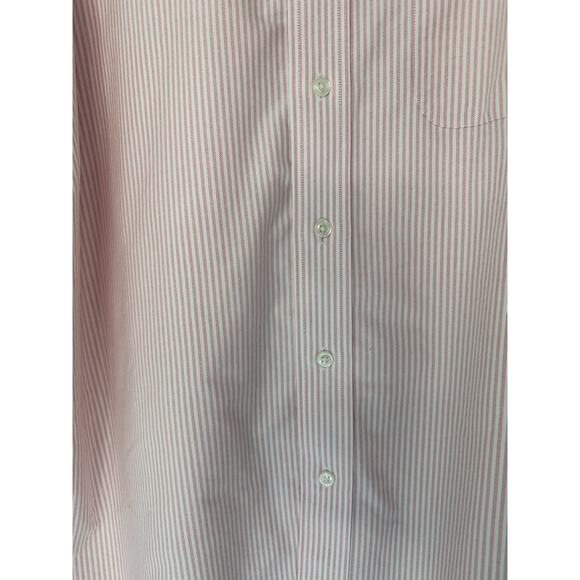 L.L. Bean Men's Striped Wrinkle Free Traditional Fit Button Down Shirt Size 17R - Picture 5 of 11
